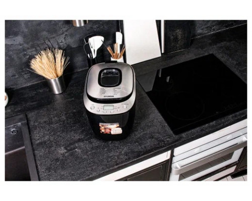 Хлебопечь Hyundai HYBM-P0212 черный/серебристый