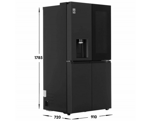 Холодильник LG GC-X24FFCBB черная сталь Холодильник LG GC-X24FFCBB черная сталь