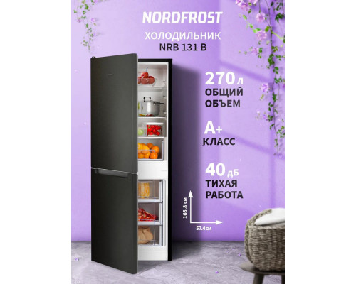 Холодильник Nordfrost NRB 131 B черный Холодильник Nordfrost NRB 131 B черный