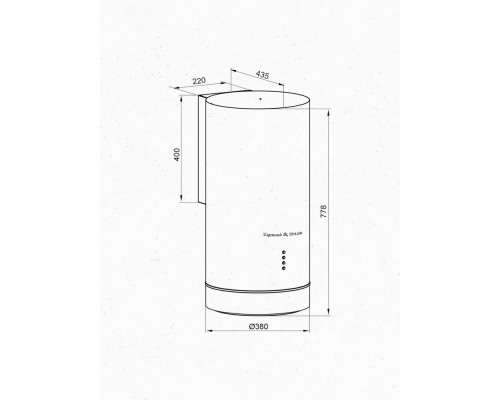 Вытяжка Zigmund & Shtain K 013.4 W белый Вытяжка Zigmund & Shtain K 013.4 W белый