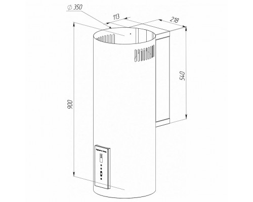 Вытяжка Zigmund & Shtain K 146.4 W белый Вытяжка Zigmund & Shtain K 146.4 W белый