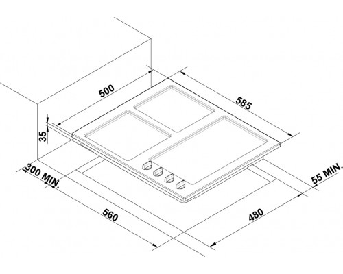 Варочная поверхность Korting HG 665 CTX Варочная поверхность Korting HG 665 CTX
