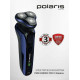 Бритва Polaris PMR 0309RC черный/синий