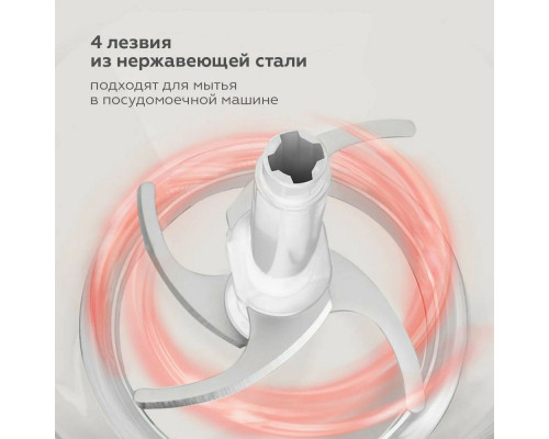 Измельчитель BQ CH2000 белый-серый Измельчитель BQ CH2000 белый-серый