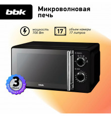 Микроволновая печь BBK 17MWS-794M/B-M черный