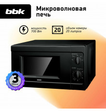 Микроволновая печь BBK 20MWS-709M/B черный