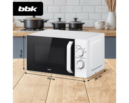 Микроволновая печь BBK 20MWS-761M/W белый Микроволновая печь BBK 20MWS-761M/W белый