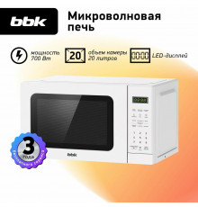 Микроволновая печь BBK 20MWS-767S/W белый