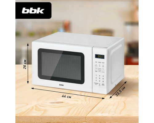 Микроволновая печь BBK 20MWS-767S/W белый Микроволновая печь BBK 20MWS-767S/W белый