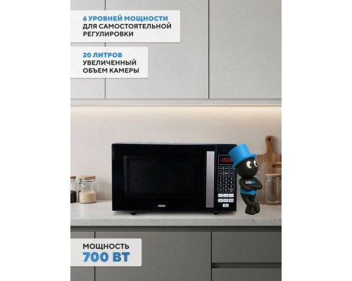 Микроволновая печь BBK 20MWS-779S/B черный Микроволновая печь BBK 20MWS-779S/B черный
