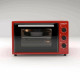 Мини-печь KRAFT KN-MO 3902 FKR красный