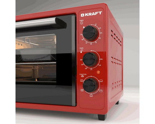 Мини-печь KRAFT KN-MO 3902 FKR красный Мини-печь KRAFT KN-MO 3902 FKR красный