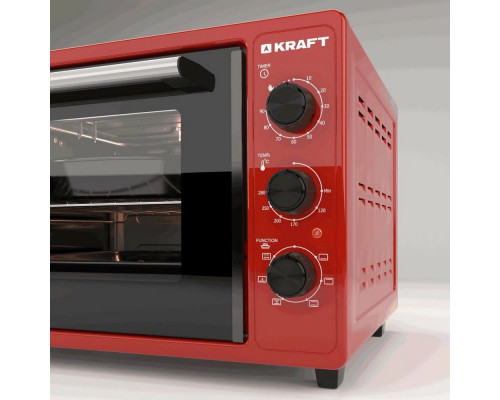 Мини-печь KRAFT KN-MO 3904 FRKR красный Мини-печь KRAFT KN-MO 3904 FRKR красный