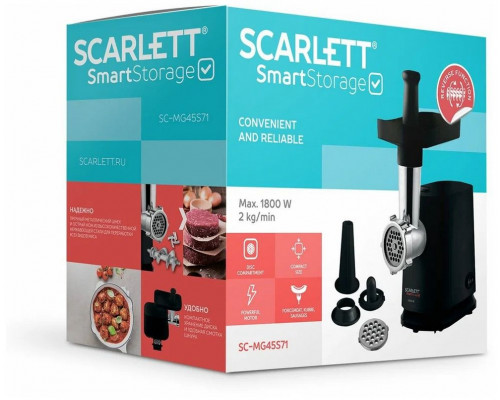 Мясорубка Scarlett SC-MG45S71 черный Мясорубка Scarlett SC-MG45S71 черный