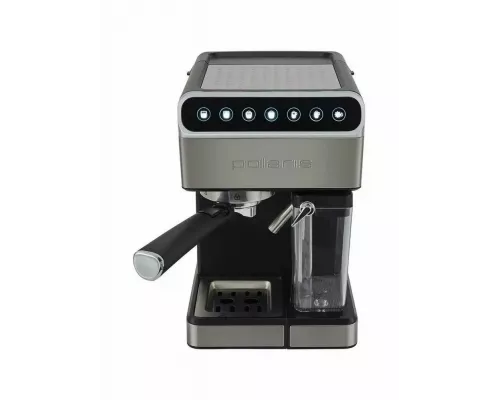 Кофеварка Polaris PCM 1535E черный/серебристый