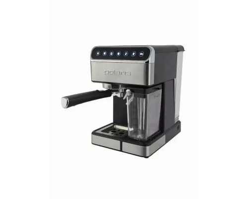 Кофеварка Polaris PCM 1535E черный/серебристый