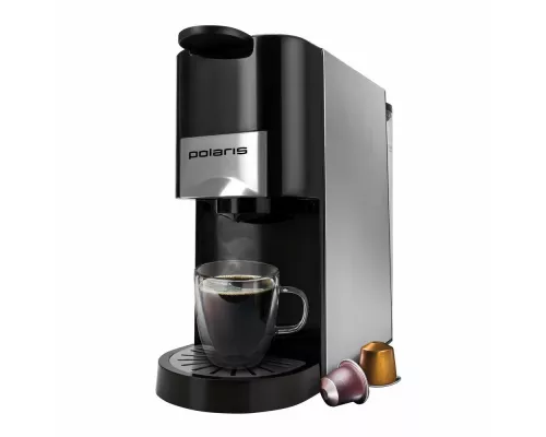Кофеварка Polaris PCM 2020 черный/нержавеющая сталь