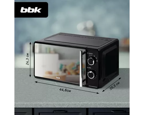 Микроволновая печь BBK 17MWS-794M/B-M черный
