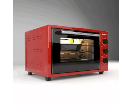 Мини-печь KRAFT KN-MO 3902 FKR красный