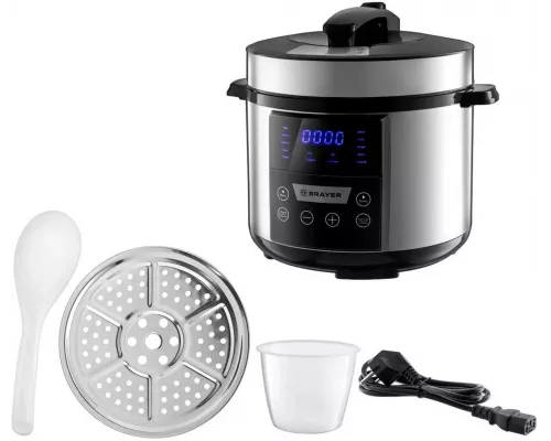 Мультиварка BRAYER BR2400 серебристый