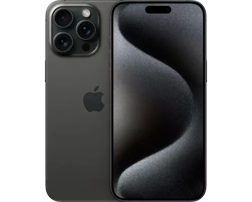 Смартфон Apple iPhone 15 Pro Max 256GB Black Titanium (1Sim)