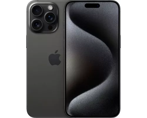 Смартфон Apple iPhone 15 Pro Max 256GB Black Titanium (1Sim)