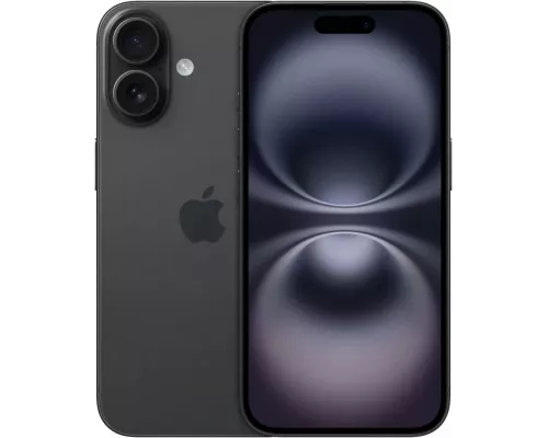 Смартфон Apple iPhone 16 128GB Black (1Sim)