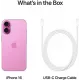 Смартфон Apple iPhone 16 128GB Pink (1Sim)