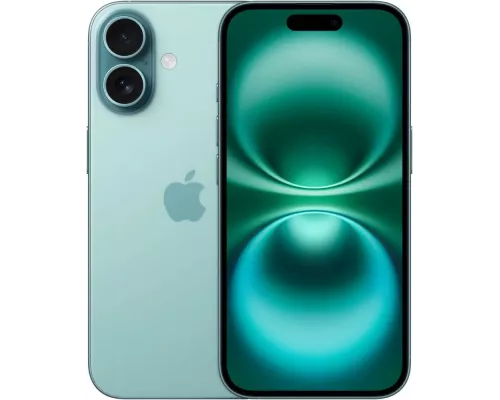 Смартфон Apple iPhone 16 128GB Teal (1Sim)