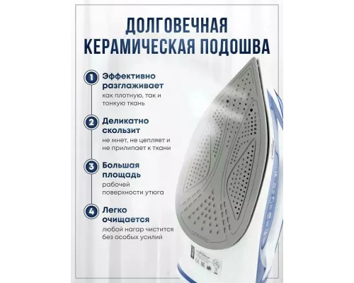 Утюг Atlanta ATH-5545 blue