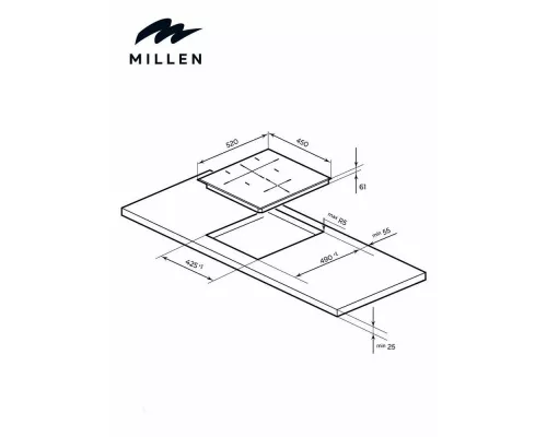 Варочная поверхность MILLEN MIH 452 BL