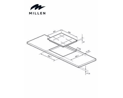 Варочная поверхность MILLEN MIH 601 BL