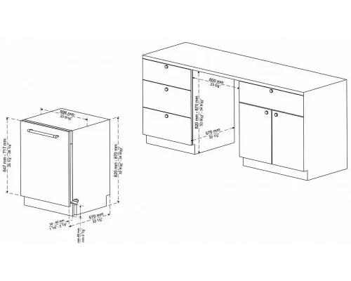 Встраиваемая посудомоечная машина Korting KDI 60898 I
