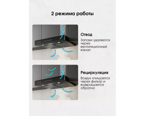 Встраиваемая вытяжка Zigmund & Shtain K 009.4 B черный