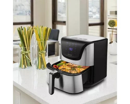 Аэрогриль Kitfort КТ-2232 серебристый/черный