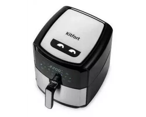 Аэрогриль Kitfort КТ-2239 черный/серебристый