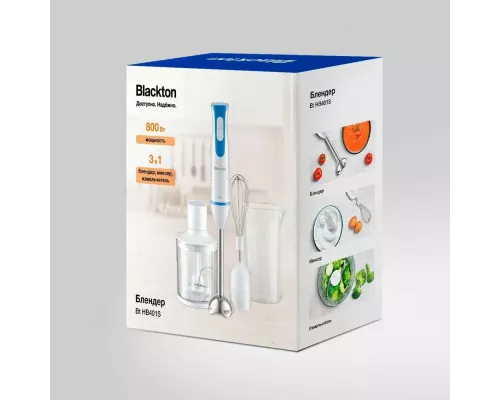 Блендер Blackton Bt HB401S белый-голубой