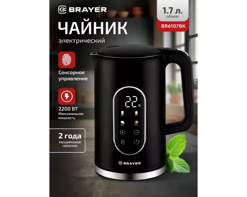 Чайник BRAYER BR6107BK