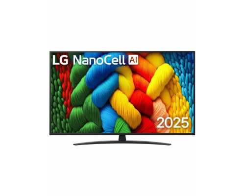Телевизор LG 55NANO81A6A черный