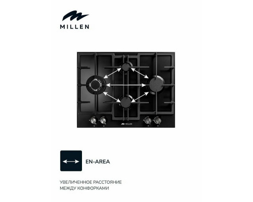 Варочная поверхность MILLEN MGHD 6501 BL Варочная поверхность MILLEN MGHD 6501 BL