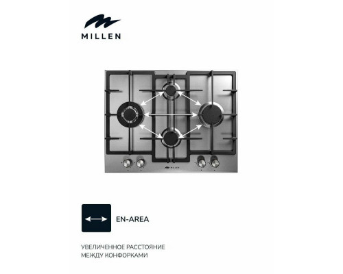 Варочная поверхность MILLEN MGHD 6501 IX Варочная поверхность MILLEN MGHD 6501 IX