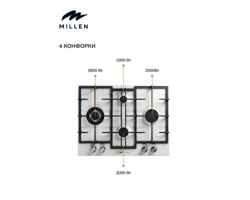 Варочная поверхность MILLEN MGHD 6501 WH Варочная поверхность MILLEN MGHD 6501 WH