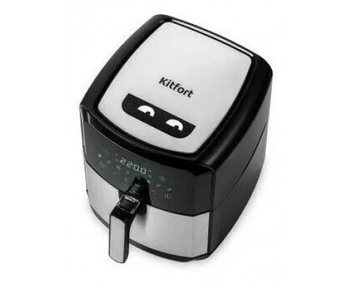 Аэрогриль Kitfort КТ-2239 черный/серебристый