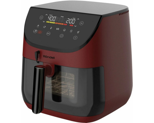 Аэрогриль Rondell RDE-AF888 бургунди/черный