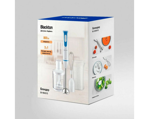 Блендер Blackton Bt HB401S белый-голубой