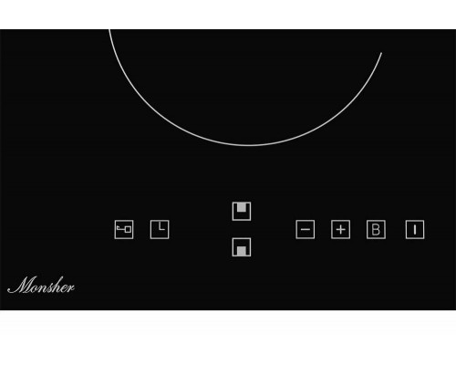 Варочная поверхность Monsher MHI 3001 черный