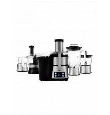 Кухонный комбайн Kitfort KT-1395 серебристый/черный