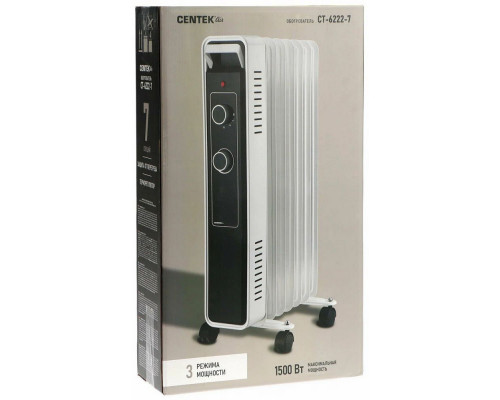 Масляный обогреватель Centek CT-6222-7 белый