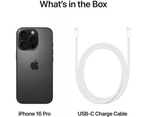 Смартфон Apple iPhone 16 Pro 512GB Black Titanium (1Sim)