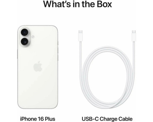 Смартфон Apple iPhone 16 Plus 512GB White (1Sim)